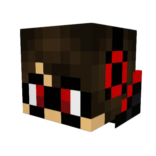 Betelgeuse78 Minecraft avatar head, 3D render