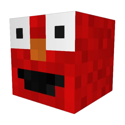 Bethanael_ Minecraft avatar head, 3D render