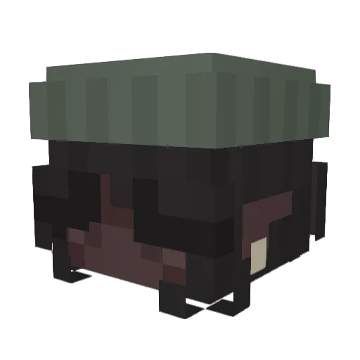 BethanyAndrews Minecraft avatar head, 3D render