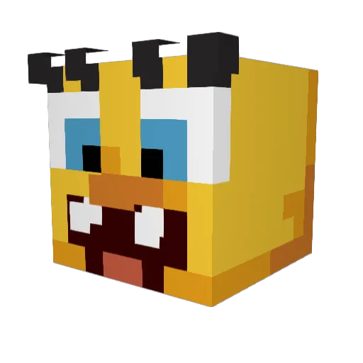 Betheman12345 Minecraft avatar head, 3D render