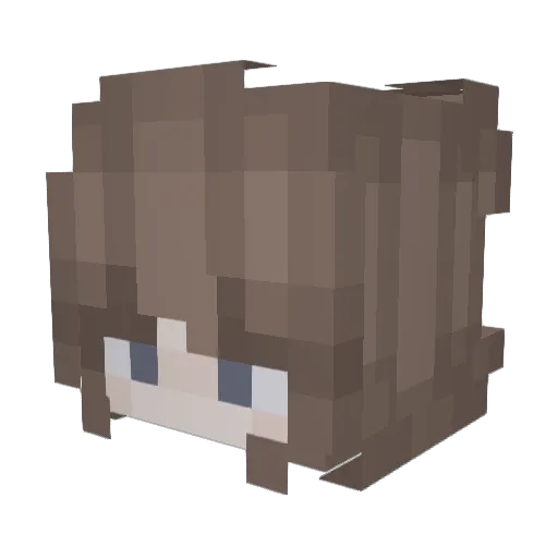 Bethlynn2007 Minecraft avatar head, 3D render