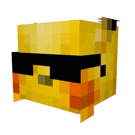 BetoPapiChulo Minecraft avatar head, 3D render
