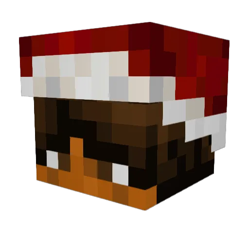 Betreten Minecraft avatar head, 3D render