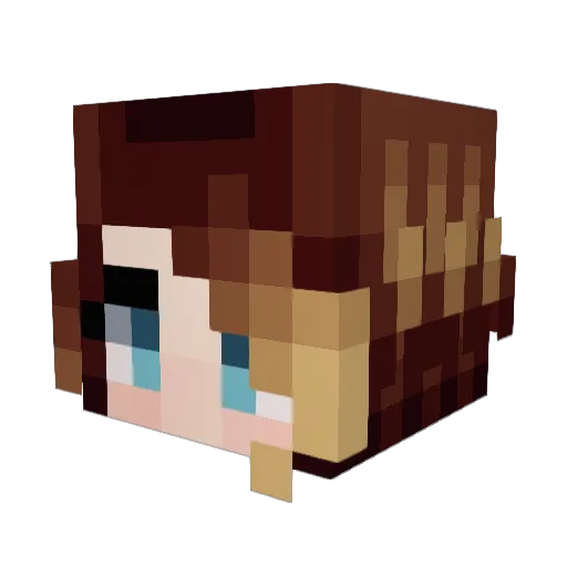 Bettan_5049 Minecraft avatar head, 3D render