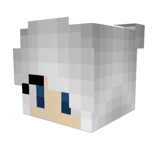 Bettelgeuse Minecraft avatar head, 3D render