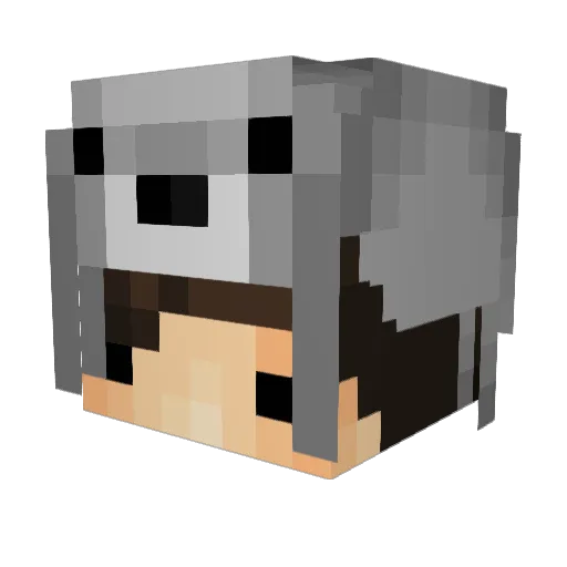 BetterFx Minecraft avatar head, 3D render