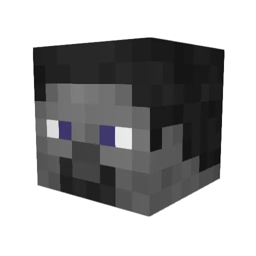 BetterThanRhys Minecraft avatar head, 3D render