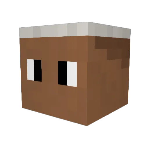 Betterthandan07 Minecraft avatar head, 3D render