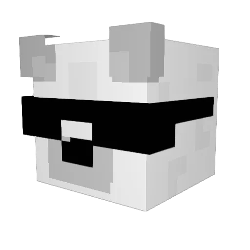 BettoRC Minecraft avatar head, 3D render