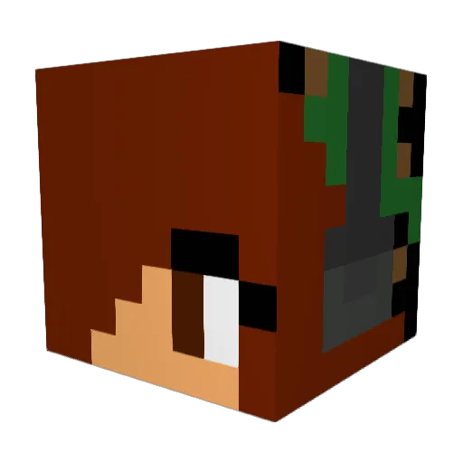 BettyBoopLover Minecraft avatar head, 3D render