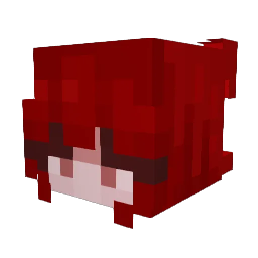 Betty_369 Minecraft avatar head, 3D render