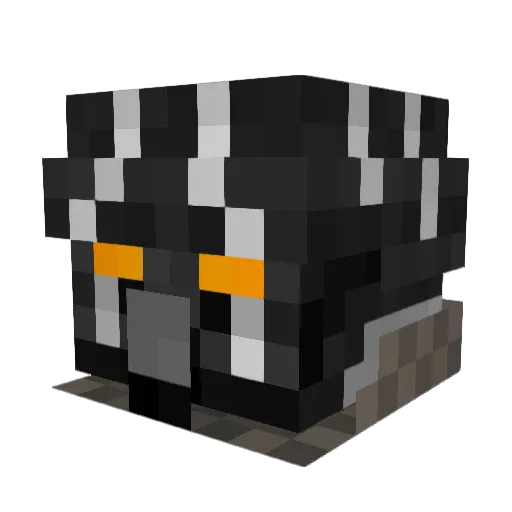 BetulRana Minecraft avatar head, 3D render