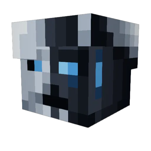 Betweenen Minecraft avatar head, 3D render