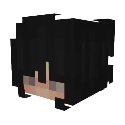 BeuhBizarre Minecraft avatar head, 3D render
