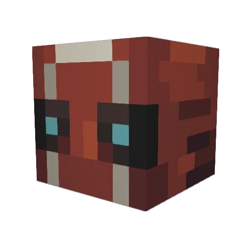 Bevis27 Minecraft avatar head, 3D render
