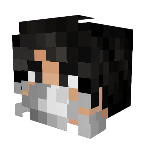 BewareOfTheGirth Minecraft avatar head, 3D render