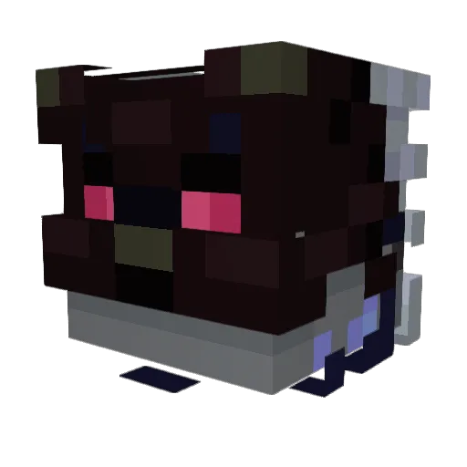 Beweent Minecraft avatar head, 3D render