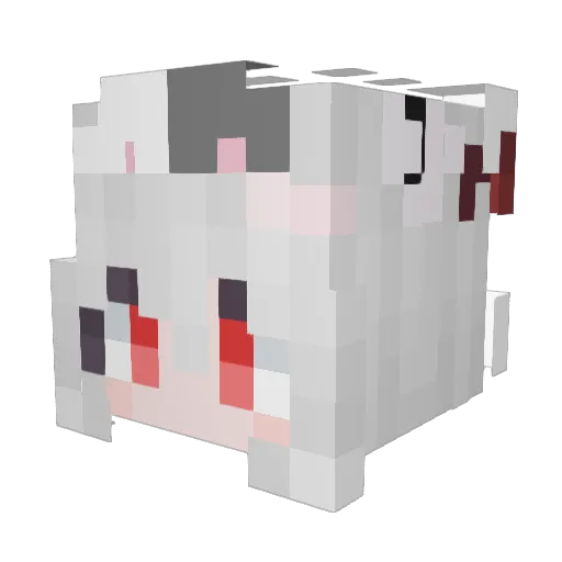 Minecraft-Avatar von Bewolm: Kopf als 3D-Render