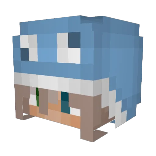 BexWarx Minecraft avatar head, 3D render