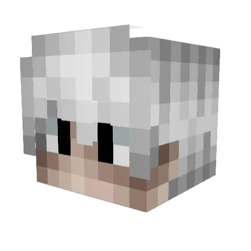 BexiVFX Minecraft avatar head, 3D render