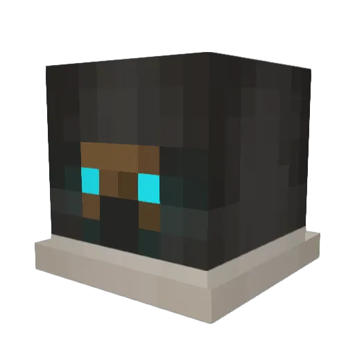 BeyBeyrek Minecraft avatar head, 3D render