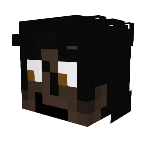 BeyBurstTaj Minecraft avatar head, 3D render