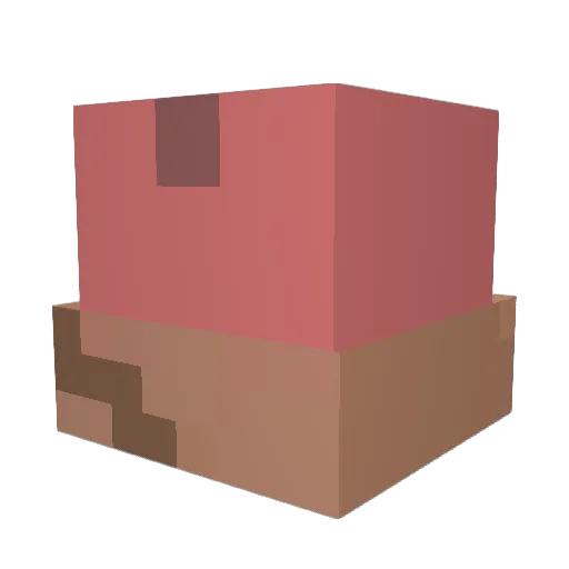 BeyNinja Minecraft avatar head, 3D render