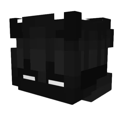 BeyazMahmut Minecraft avatar head, 3D render