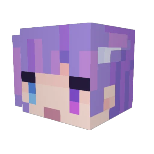 BeyondBoundaries Minecraft avatar head, 3D render