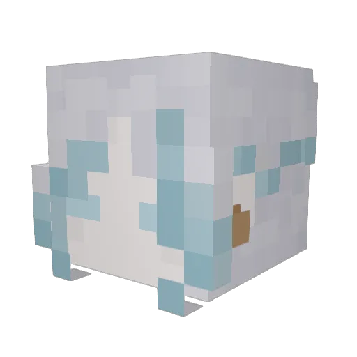 BeyondOurSouls Minecraft avatar head, 3D render