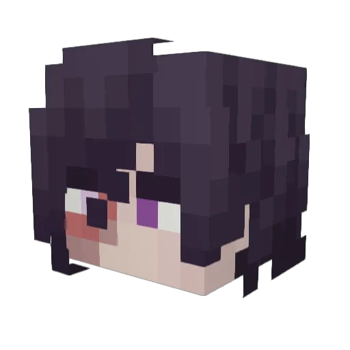 BeyondTheDeep Minecraft avatar head, 3D render