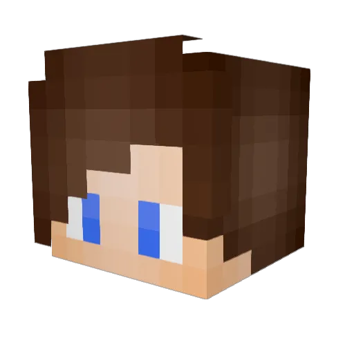 BeyondTheSky_ Minecraft avatar head, 3D render