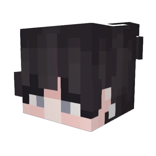 BeyondToxic Minecraft avatar head, 3D render