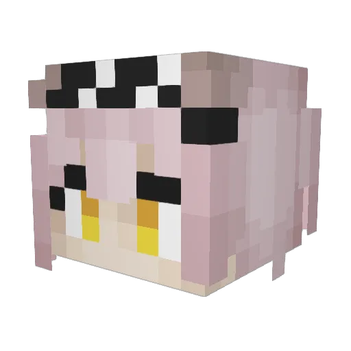 Beyond__Crazy Minecraft avatar head, 3D render