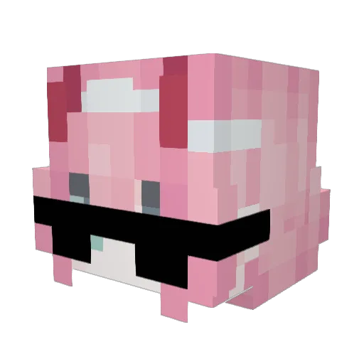 Beyond___ Minecraft avatar head, 3D render