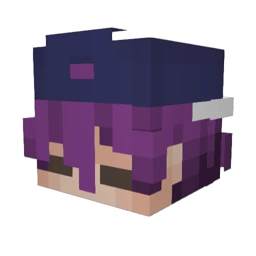 BeytullahF Minecraft avatar head, 3D render