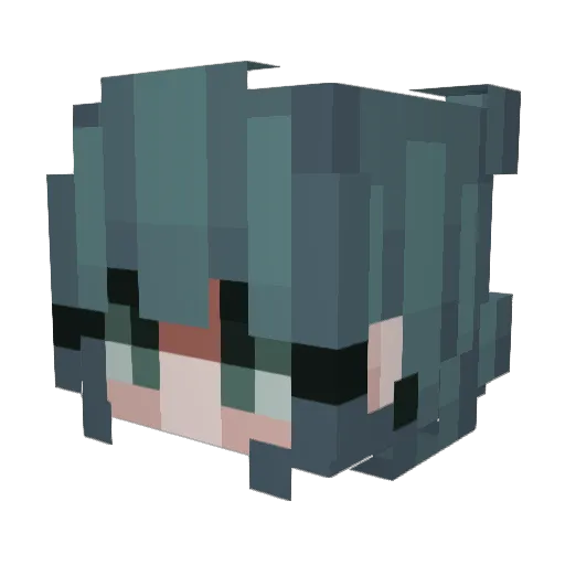 BezauberndeRune Minecraft avatar head, 3D render