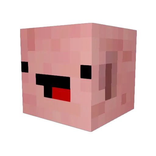 BezerkGaming Minecraft avatar head, 3D render