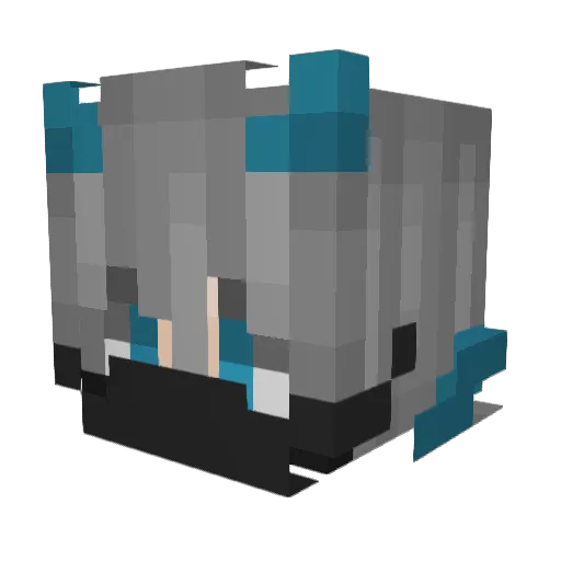 Bezimienny33 Minecraft avatar head, 3D render