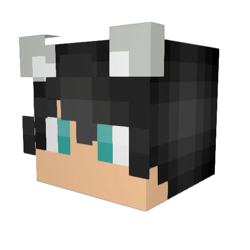 Bezwinger_ Minecraft avatar head, 3D render
