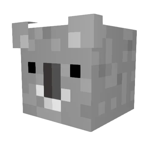 BgKris98 Minecraft avatar head, 3D render