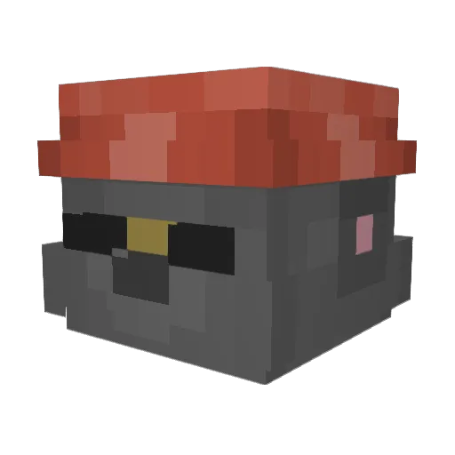 BggieCheese69Fan Minecraft avatar head, 3D render
