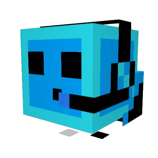 BgpLolFod Minecraft avatar head, 3D render