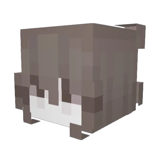 Bgx32 Minecraft avatar head, 3D render