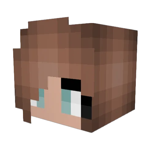 BhagyaGames123 Minecraft avatar head, 3D render