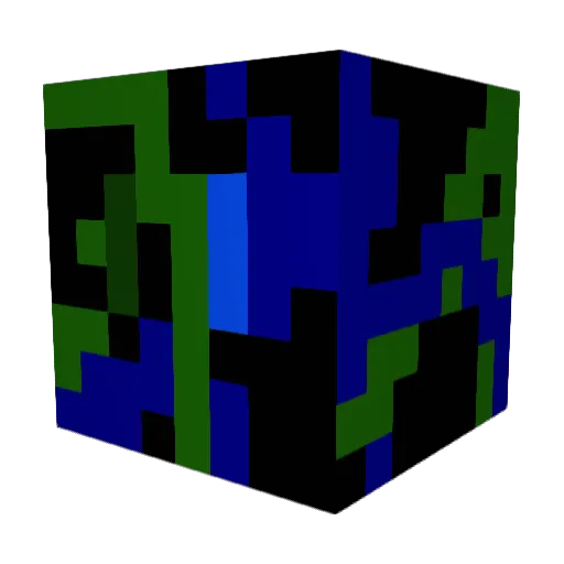 Bhannable Minecraft avatar head, 3D render
