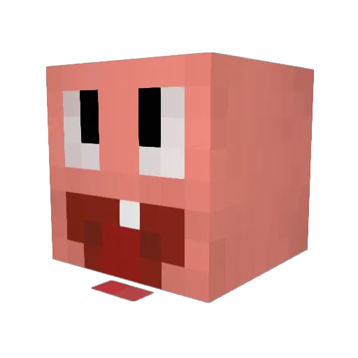 Bhart1027 Minecraft avatar head, 3D render