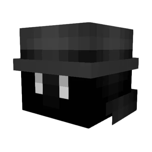 Bhawp Minecraft avatar head, 3D render