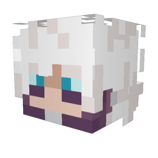 Bhid13 Minecraft avatar head, 3D render