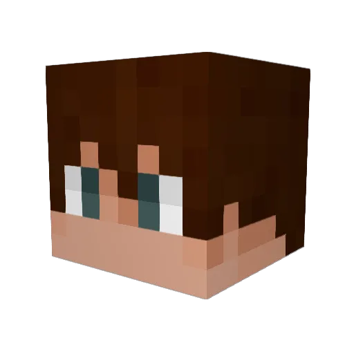 Bhodar Minecraft avatar head, 3D render